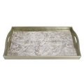 Manta Silver Rectangle Tray 18" x 12"